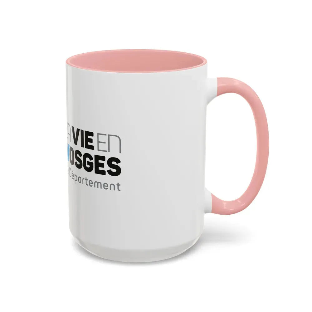 Flag of Vosges France - Accent Coffee Mug - Go Mug Yourself