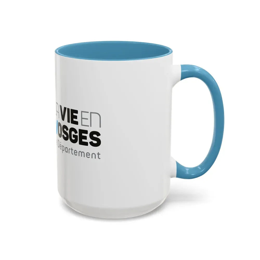 Flag of Vosges France - Accent Coffee Mug - Go Mug Yourself