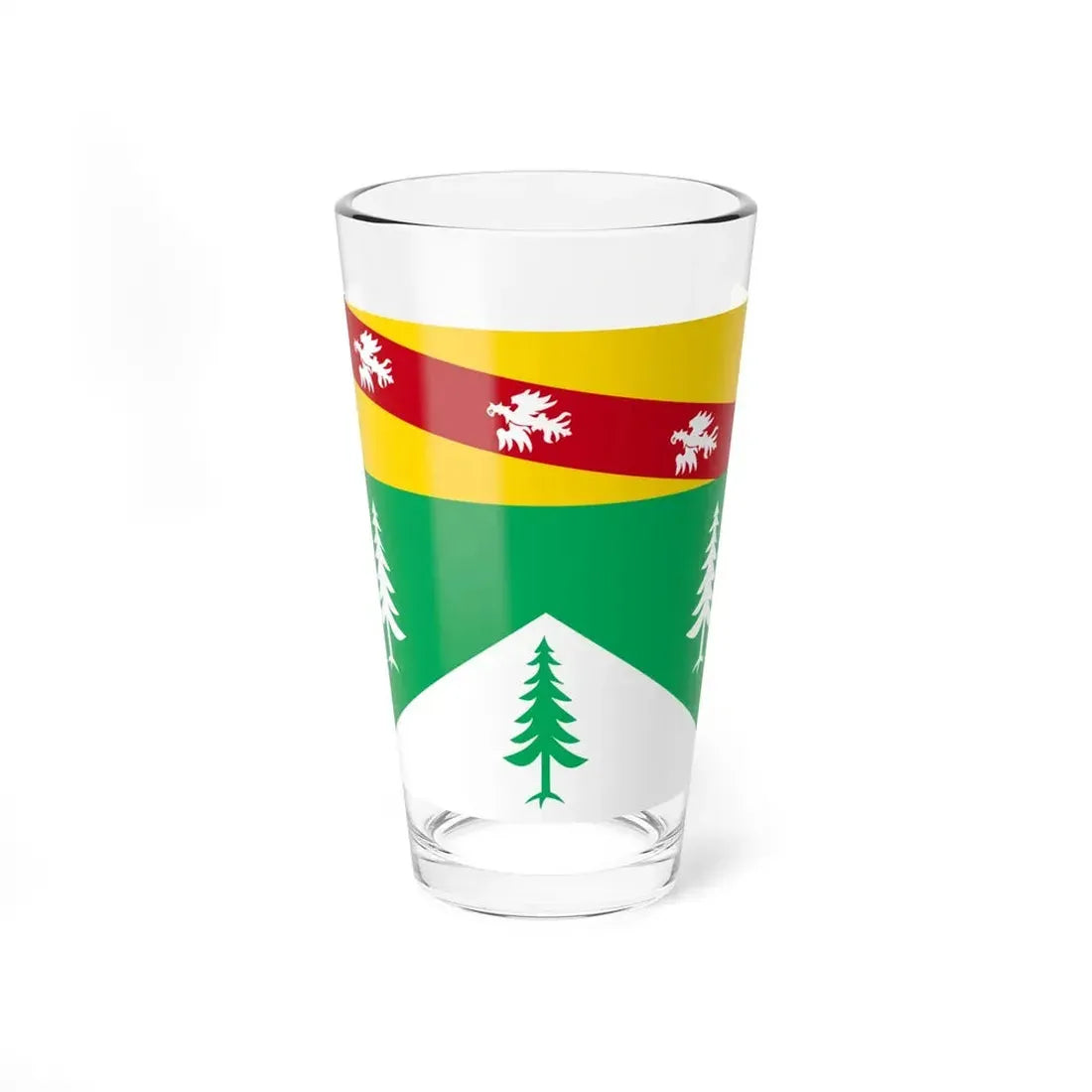 Flag of Vosges (France) Pint Glass 16oz 16oz - Go Mug Yourself