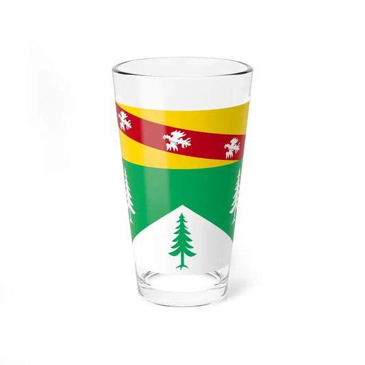 Flag of Vosges (France) Pint Glass 16oz 16oz - Go Mug Yourself