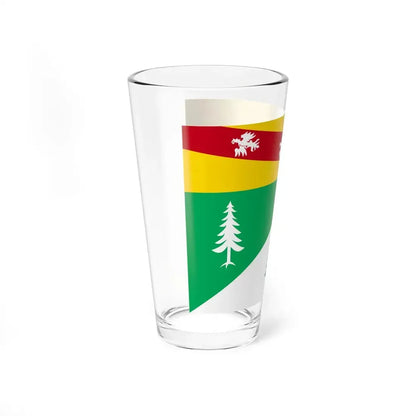 Flag of Vosges (France) Pint Glass 16oz - Go Mug Yourself