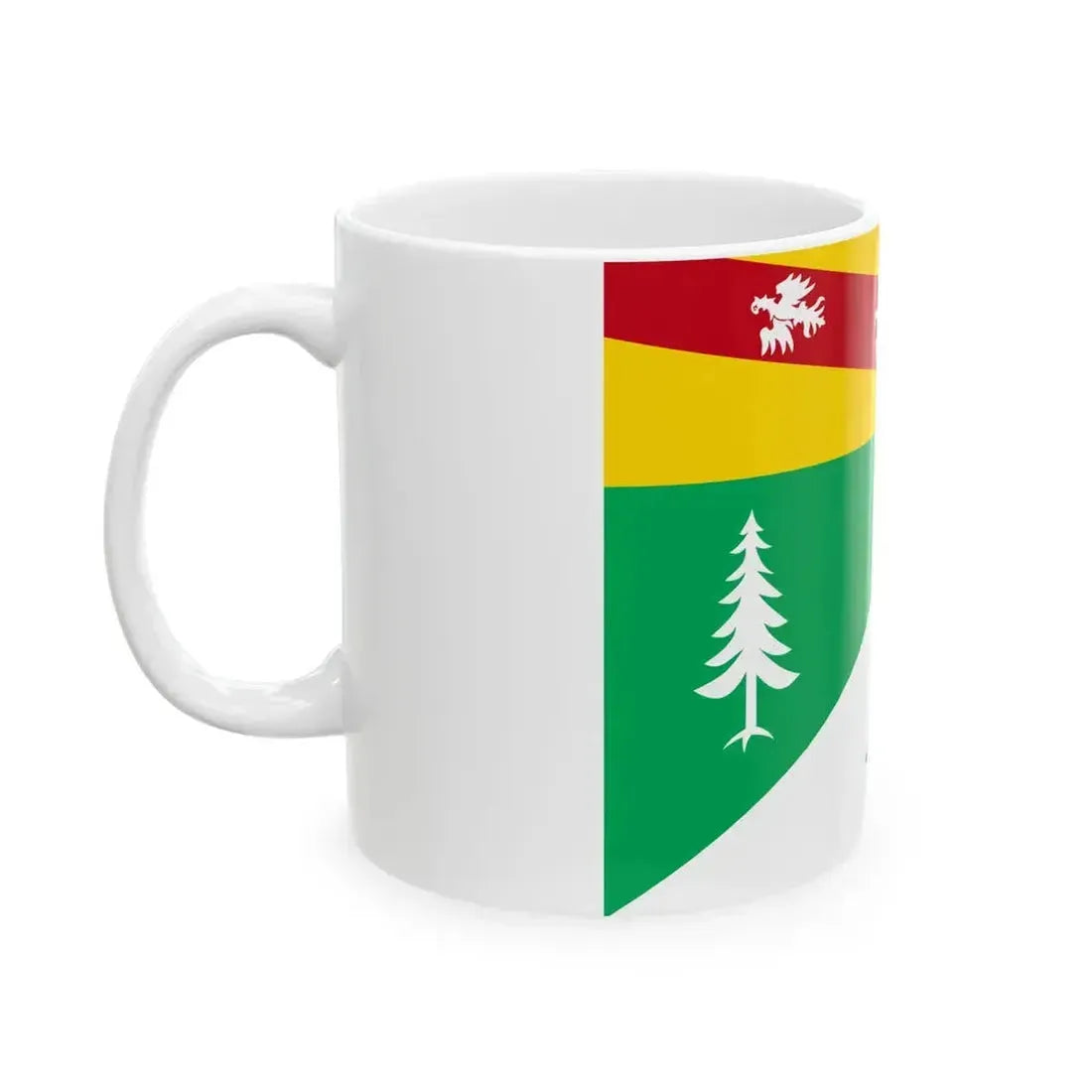 Flag of Vosges (France) White Coffee Mug - Go Mug Yourself