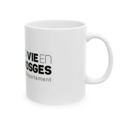 Flag of Vosges France - White Coffee Mug - Go Mug Yourself