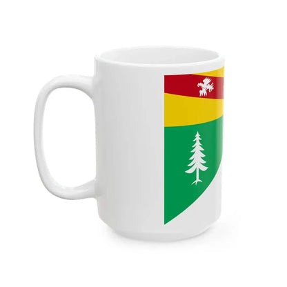 Flag of Vosges (France) White Coffee Mug - Go Mug Yourself