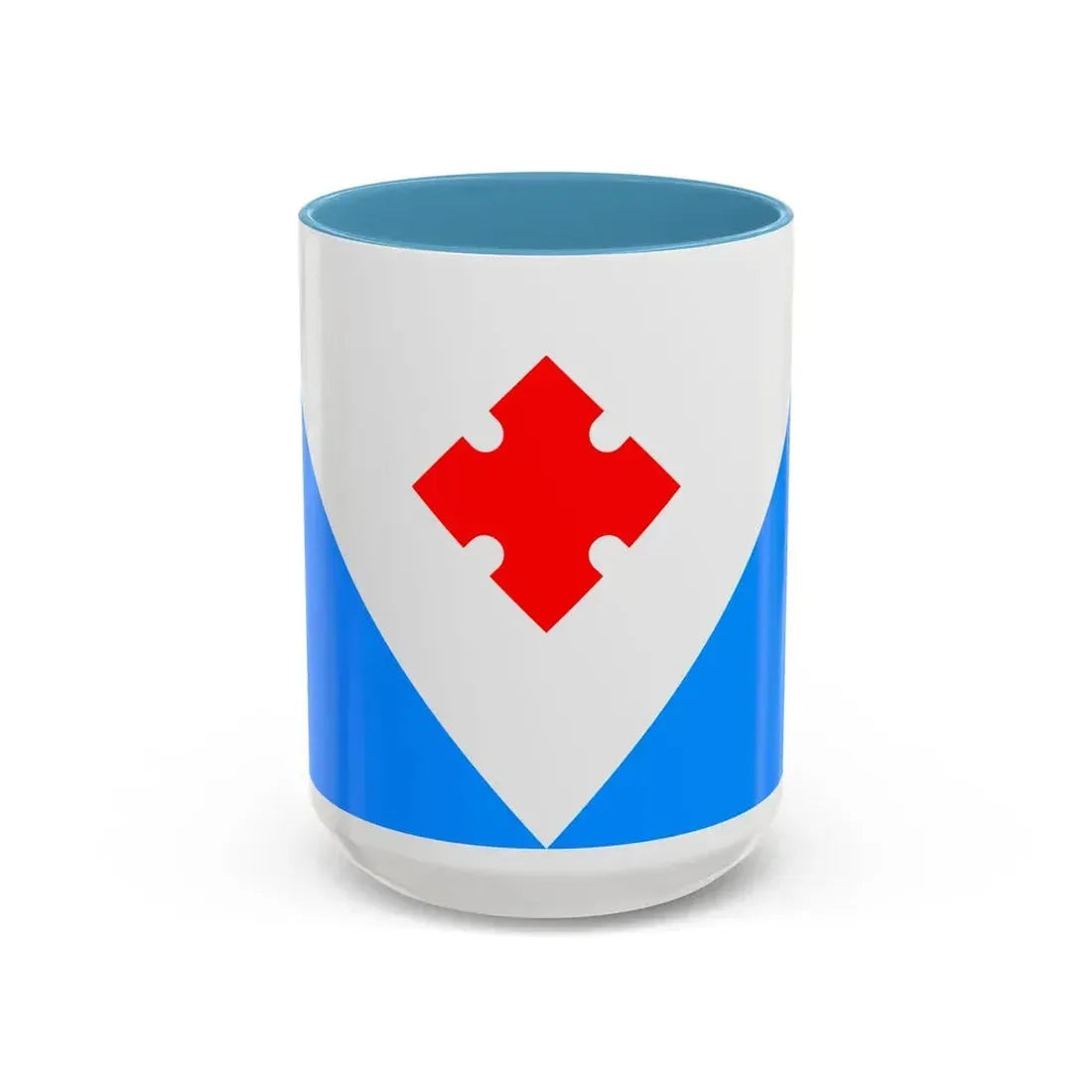 Flag of Votes Estonia - Accent Coffee Mug 15oz Light Blue - Go Mug Yourself