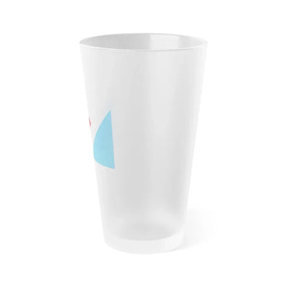Flag of Votes Estonia - Frosted Pint Glass 16oz - Go Mug Yourself