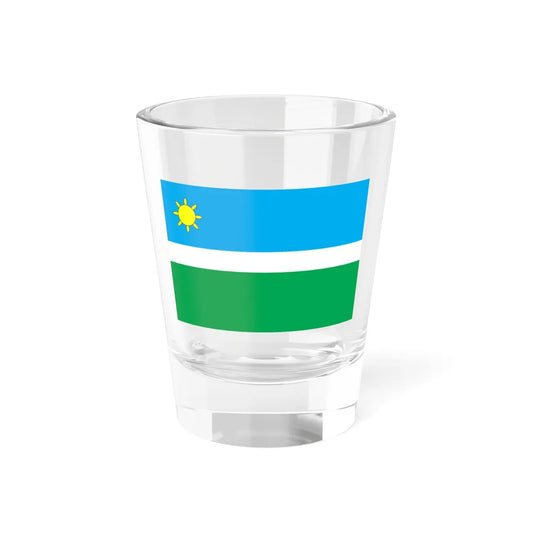 Flag of Vradiyivka raion (Ukraine) Shot Glass 1.5oz 1.5oz - Go Mug Yourself