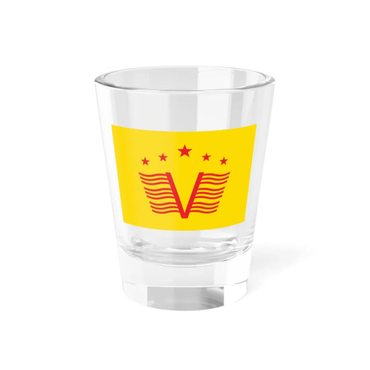 Flag of VRCC (China) Shot Glass 1.5oz 1.5oz - Go Mug Yourself