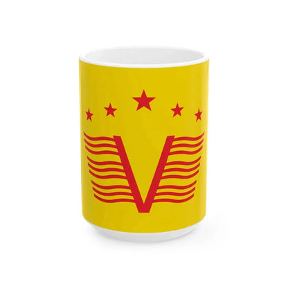 Flag of VRCC (China) White Coffee Mug 15oz - Go Mug Yourself