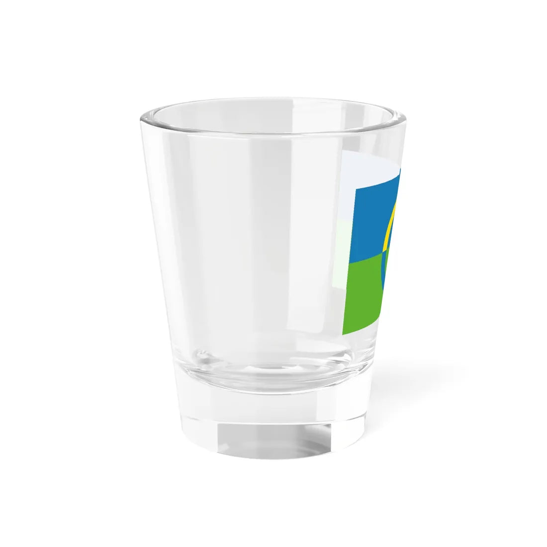 Flag of Võros old proposal (Estonia) Shot Glass 1.5oz - Go Mug Yourself