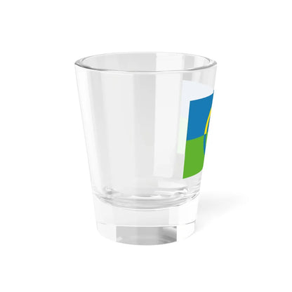 Flag of Võros old proposal (Estonia) Shot Glass 1.5oz - Go Mug Yourself