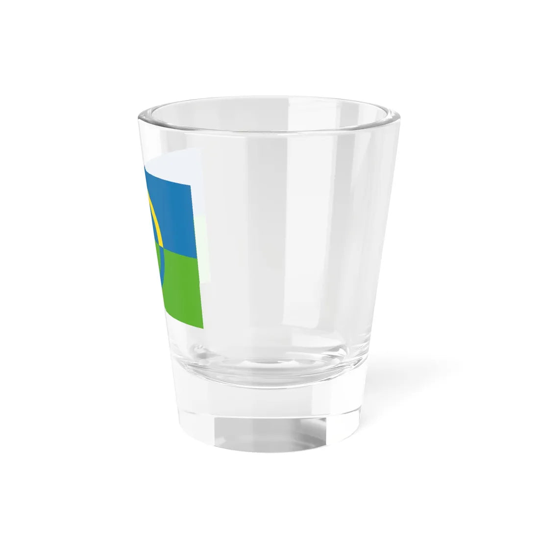Flag of Võros old proposal (Estonia) Shot Glass 1.5oz - Go Mug Yourself