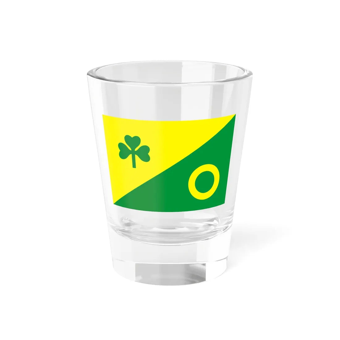 Flag of Võru Parish (Estonia) Shot Glass 1.5oz 1.5oz - Go Mug Yourself