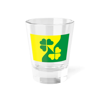 Flag of Väätsa Parish (Estonia) Shot Glass 1.5oz 1.5oz - Go Mug Yourself