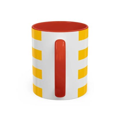 Flag of Vukovar Srijem County Croatia - Accent Coffee Mug - Go Mug Yourself