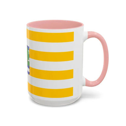 Flag of Vukovar Srijem County Croatia - Accent Coffee Mug - Go Mug Yourself