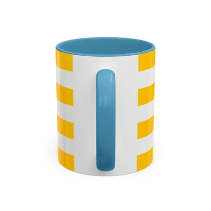 Flag of Vukovar Srijem County Croatia - Accent Coffee Mug - Go Mug Yourself