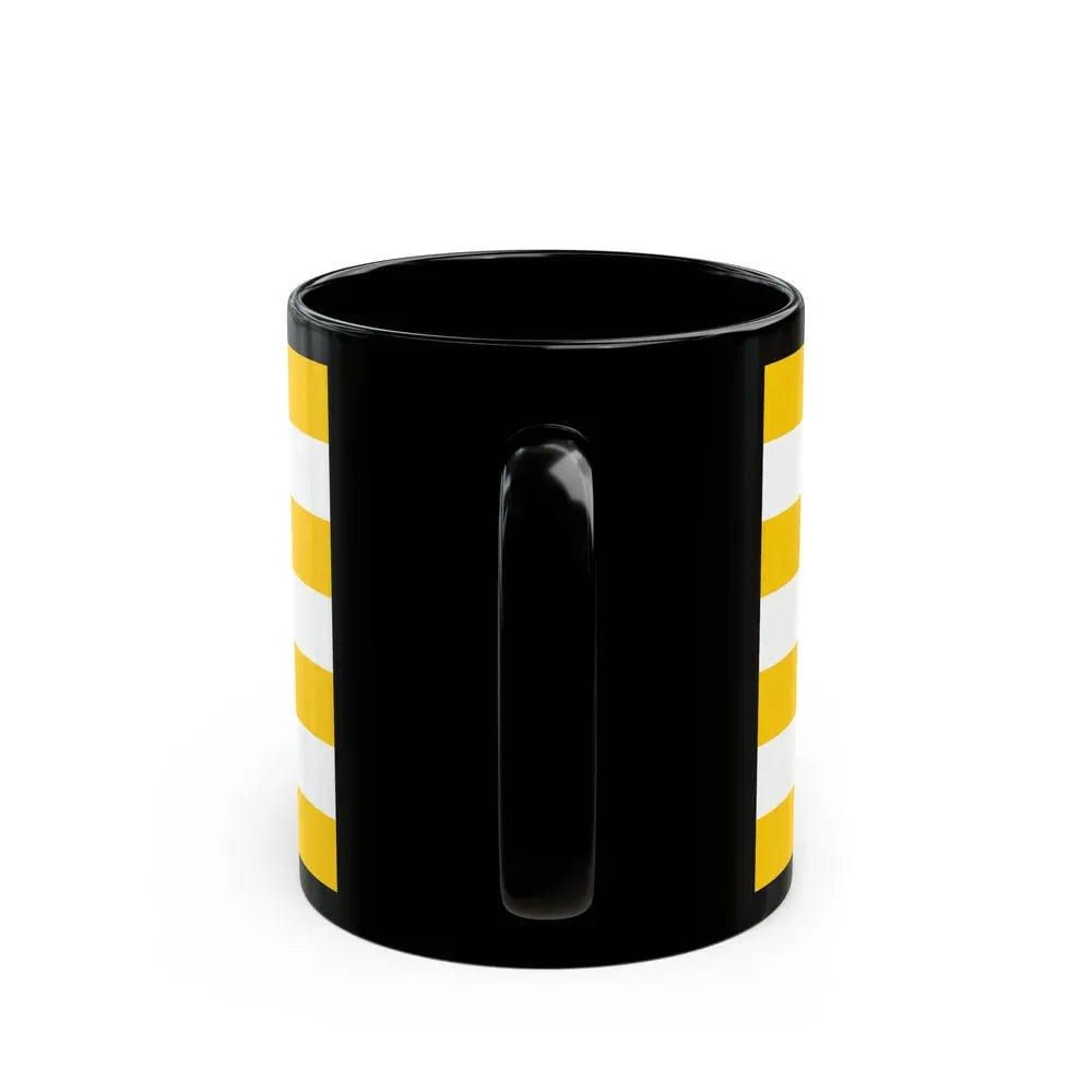 Flag of Vukovar Srijem County Croatia - Black Coffee Mug - Go Mug Yourself