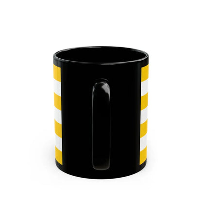 Flag of Vukovar Srijem County Croatia - Black Coffee Mug - Go Mug Yourself