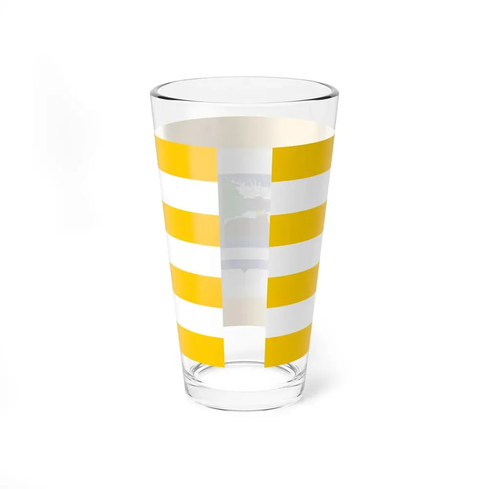 Flag of Vukovar Srijem County Croatia - Pint Glass 16oz - Go Mug Yourself