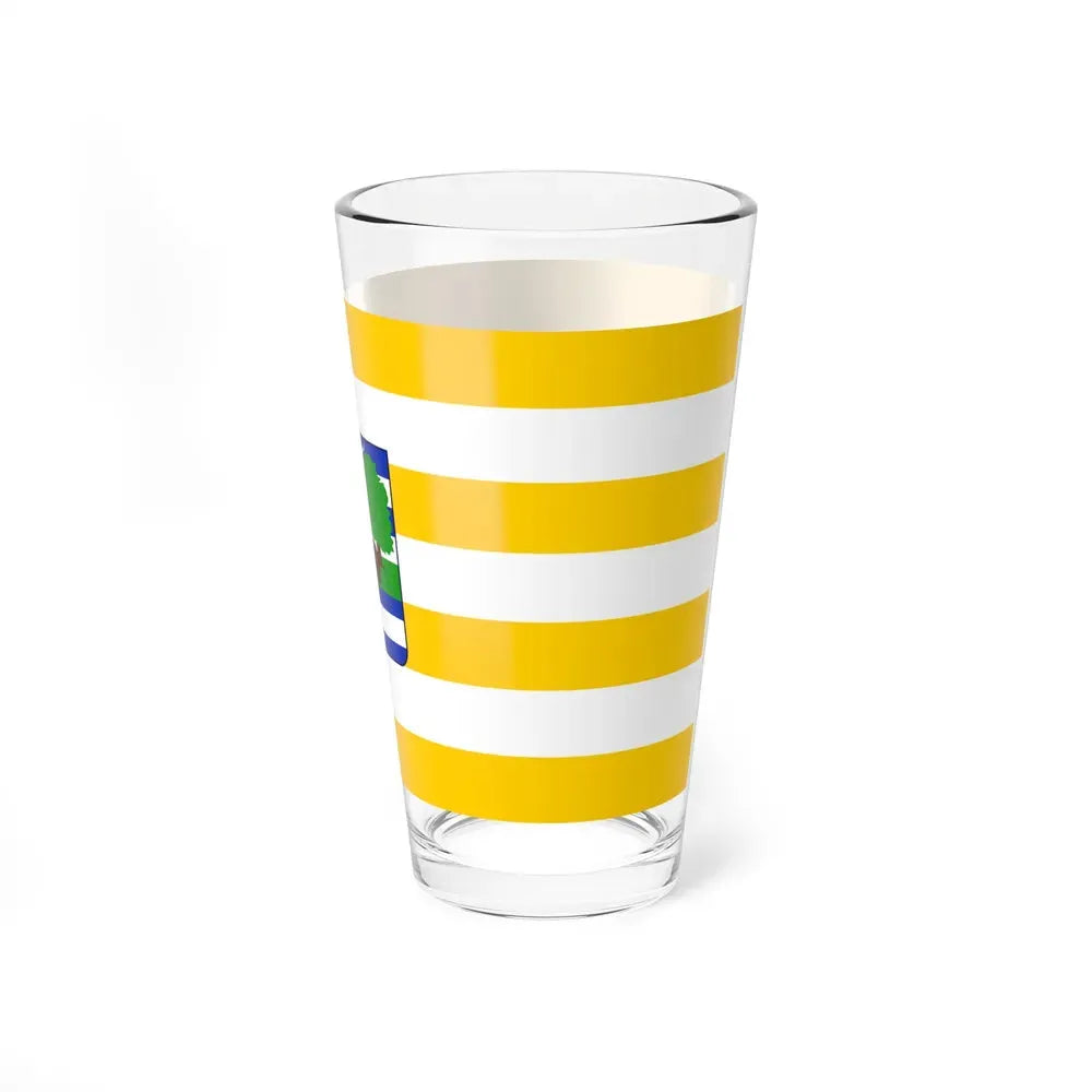 Flag of Vukovar Srijem County Croatia - Pint Glass 16oz - Go Mug Yourself