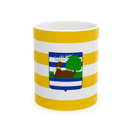 Flag of Vukovar-Syrmia County (Croatia) White Coffee Mug 11oz - Go Mug Yourself