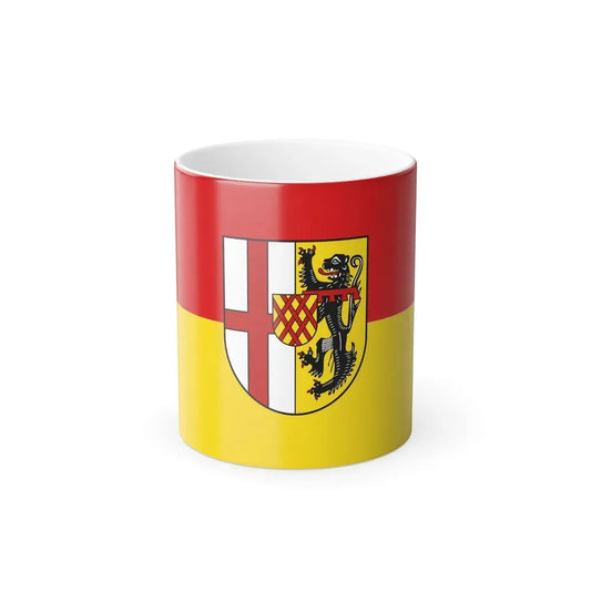 Flag of Vulkaneifel Germany - Color Changing Coffee Mug 11oz - Go Mug Yourself
