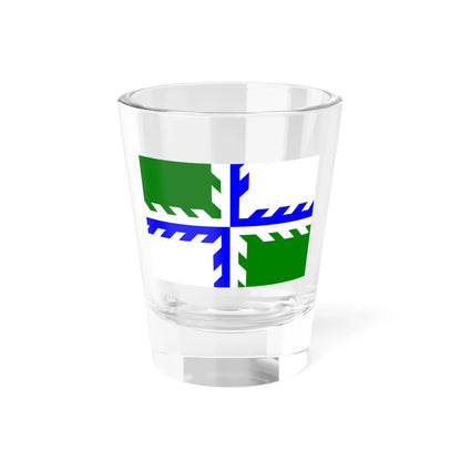 Flag of Vurnarsky district (Russia) Shot Glass 1.5oz 1.5oz - Go Mug Yourself