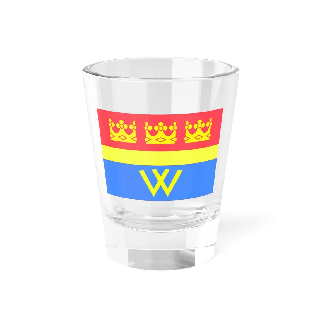 Flag of Vyborg (Russia) Shot Glass 1.5oz 1.5oz - Go Mug Yourself