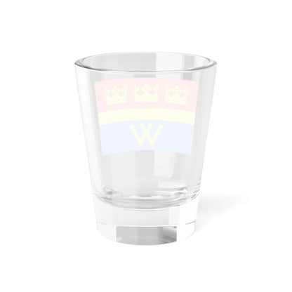 Flag of Vyborg (Russia) Shot Glass 1.5oz - Go Mug Yourself