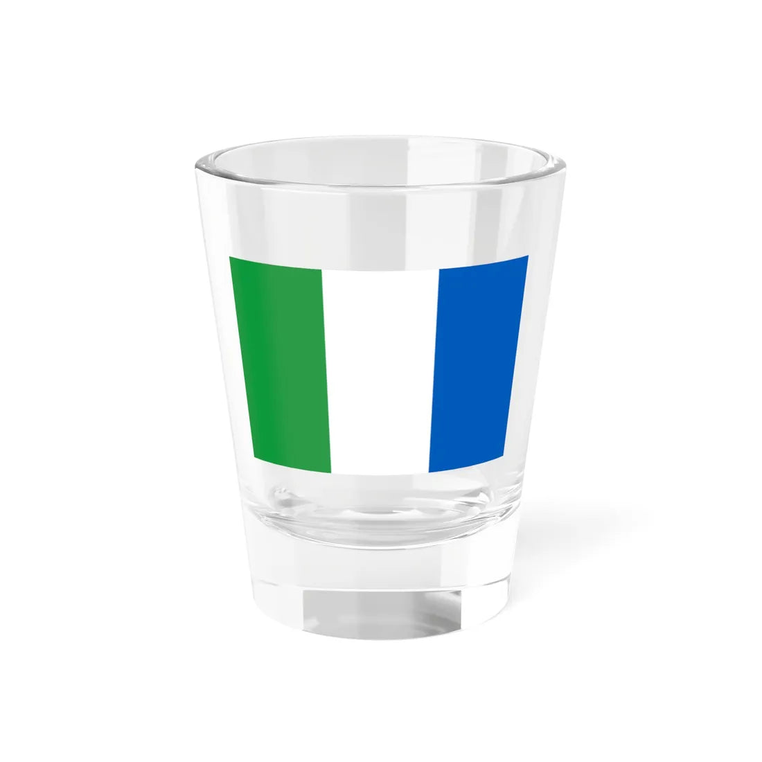 Flag of Vyhoda settlement hromada (Ukraine) Shot Glass 1.5oz 1.5oz - Go Mug Yourself