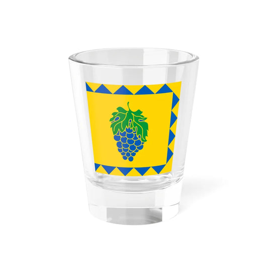 Flag of Vynnyky (Ukraine) Shot Glass 1.5oz 1.5oz - Go Mug Yourself