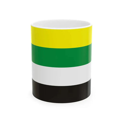 Flag of Waarschoot (Belgium) White Coffee Mug 11oz - Go Mug Yourself
