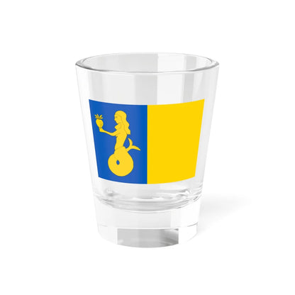 Flag of Waasmunster (Belgium) Shot Glass 1.5oz 1.5oz - Go Mug Yourself
