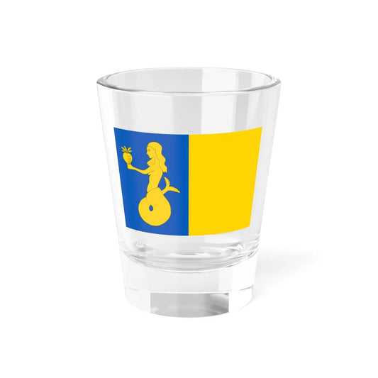 Flag of Waasmunster (Belgium) Shot Glass 1.5oz 1.5oz - Go Mug Yourself