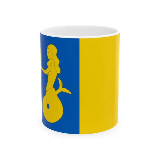 Flag of Waasmunster (Belgium) White Coffee Mug 11oz - Go Mug Yourself