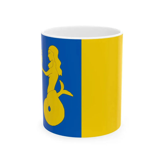 Flag of Waasmunster (Belgium) White Coffee Mug 11oz - Go Mug Yourself