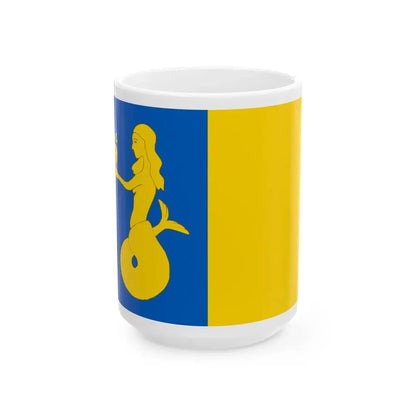 Flag of Waasmunster (Belgium) White Coffee Mug 15oz - Go Mug Yourself