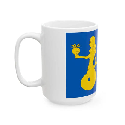 Flag of Waasmunster (Belgium) White Coffee Mug - Go Mug Yourself