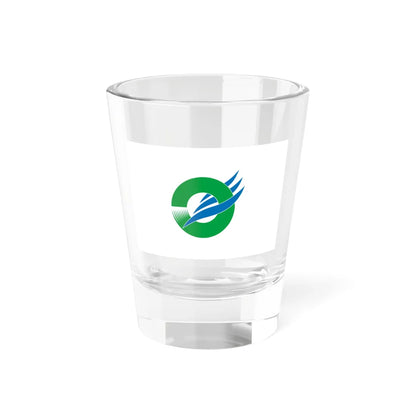 Flag of Wajima Ishikawa (Japan) Shot Glass 1.5oz 1.5oz - Go Mug Yourself