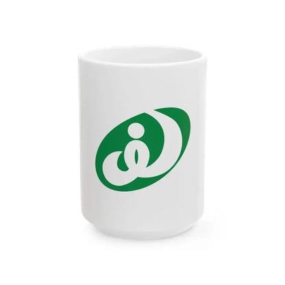 Flag of Wakabayashi Ward Sendai Miyagi (Japan) White Coffee Mug 15oz - Go Mug Yourself