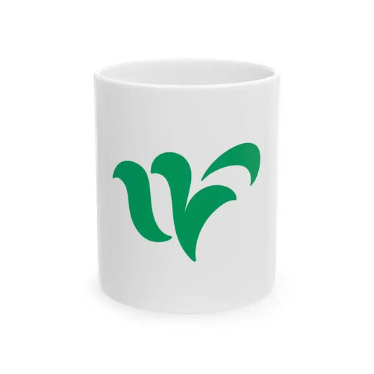 Flag of Wakasa Fukui (Japan) White Coffee Mug 11oz - Go Mug Yourself