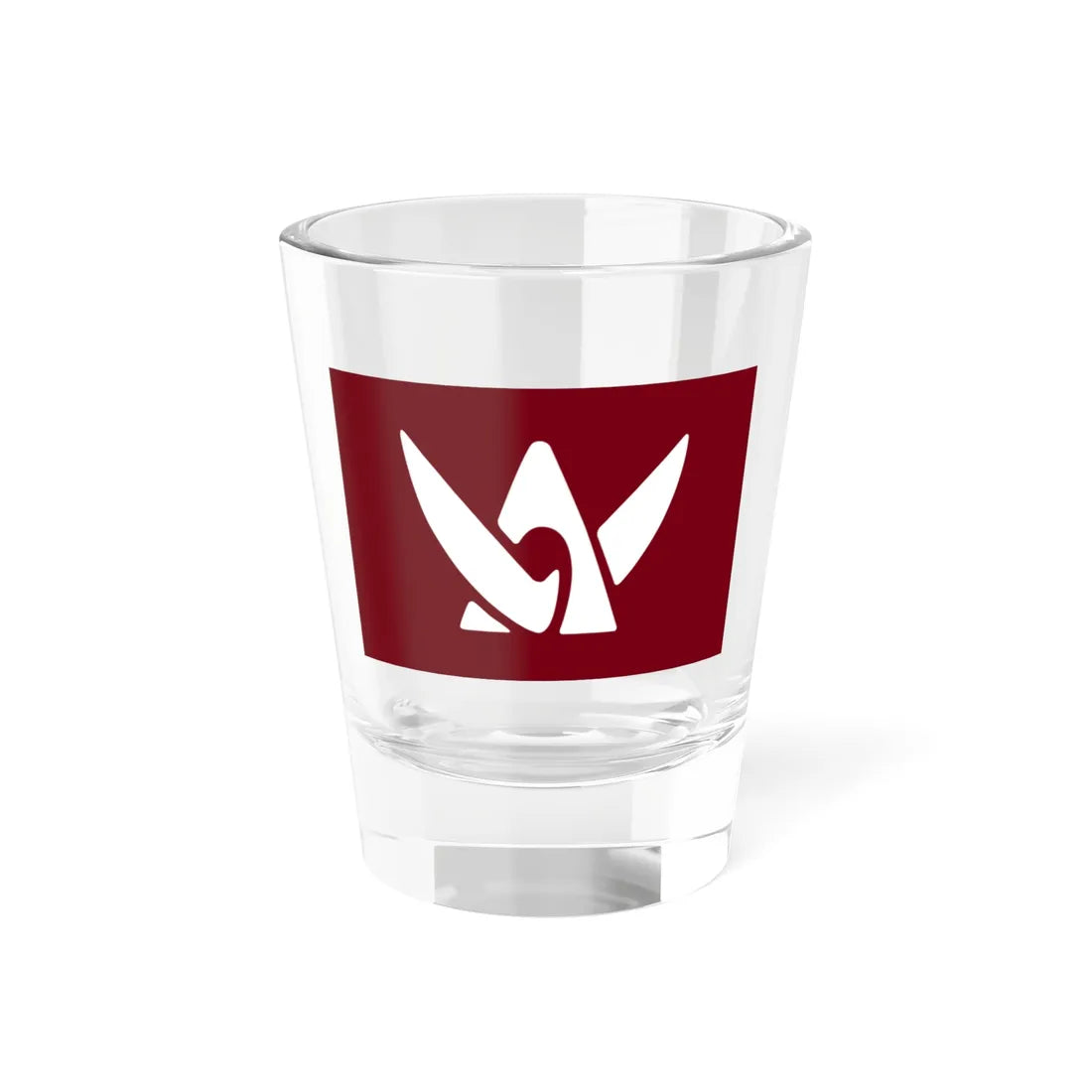 Flag of Wakasa Tottori (Japan) Shot Glass 1.5oz 1.5oz - Go Mug Yourself