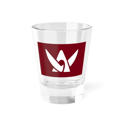 Flag of Wakasa Tottori (Japan) Shot Glass 1.5oz 1.5oz - Go Mug Yourself