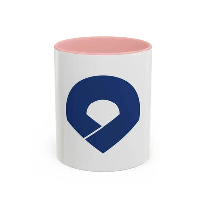 Flag of Wakayama Prefecture Japan - Accent Coffee Mug 11oz Pink - Go Mug Yourself