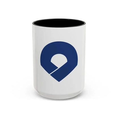 Flag of Wakayama Prefecture Japan - Accent Coffee Mug 15oz Black - Go Mug Yourself