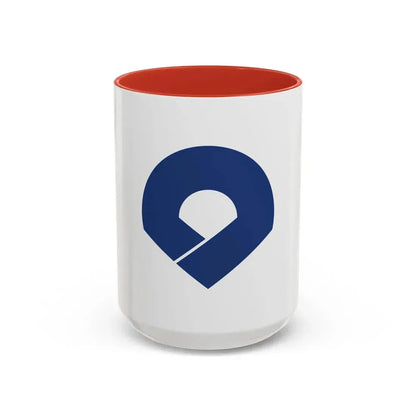 Flag of Wakayama Prefecture Japan - Accent Coffee Mug 15oz Red - Go Mug Yourself