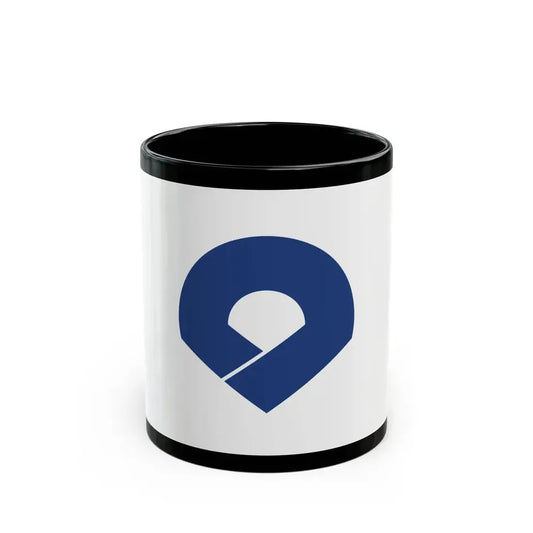 Flag of Wakayama Prefecture Japan - Black Coffee Mug 11oz - Go Mug Yourself