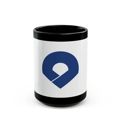 Flag of Wakayama Prefecture Japan - Black Coffee Mug 15oz - Go Mug Yourself