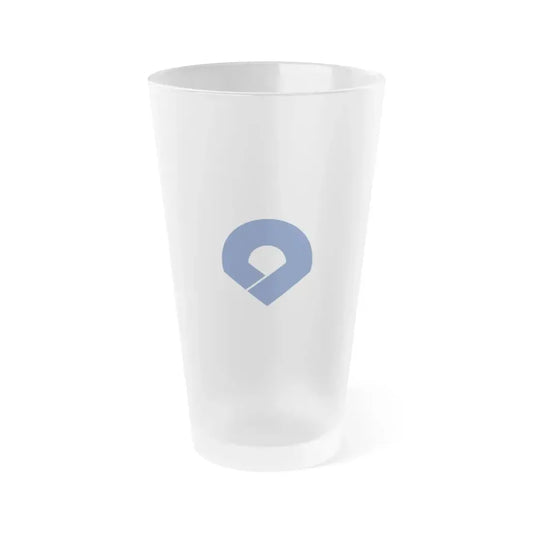 Flag of Wakayama Prefecture Japan - Frosted Pint Glass 16oz 16oz Frosted - Go Mug Yourself